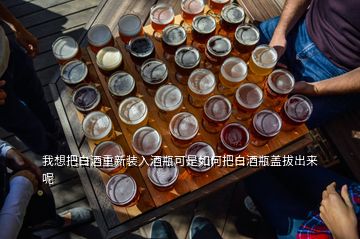 我想把白酒重新裝入酒瓶可是如何把白酒瓶蓋拔出來呢