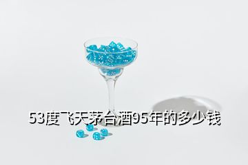 53度飛天茅臺酒95年的多少錢