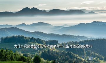 為什么說醬香型才適合收藏茅臺(tái)十二生肖酒適合收藏嗎