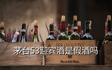 茅臺53迎賓酒是假酒嗎