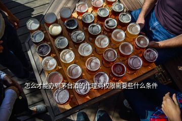 怎么才能辦到茅臺酒的代理商權(quán)限需要些什么條件
