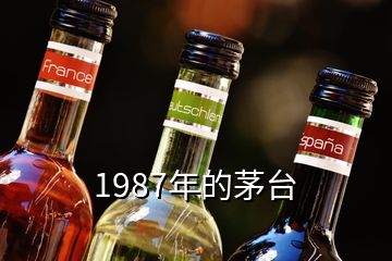 1987年的茅臺(tái)