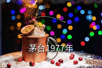 茅臺1977年