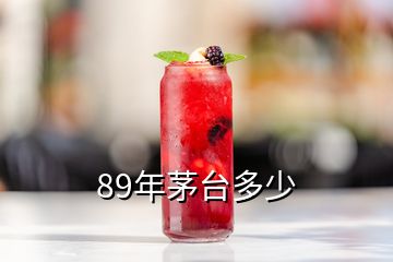 89年茅臺多少