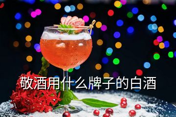 敬酒用什么牌子的白酒