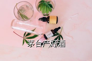 茅臺(tái)產(chǎn)好酒