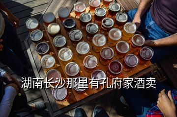 湖南長(zhǎng)沙那里有孔府家酒賣