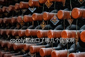 cocoly都出口了哪幾個(gè)國家啊