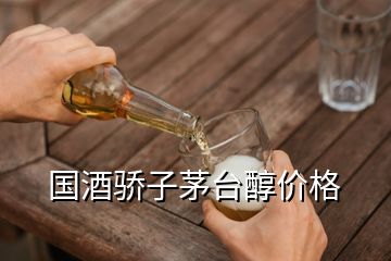 國酒驕子茅臺醇價格