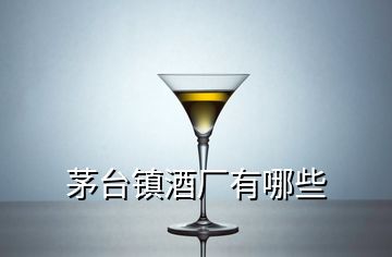 茅臺鎮(zhèn)酒廠有哪些