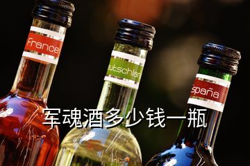 軍魂酒多少錢一瓶