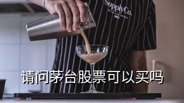 請(qǐng)問(wèn)茅臺(tái)股票可以買嗎