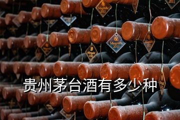 貴州茅臺(tái)酒有多少種