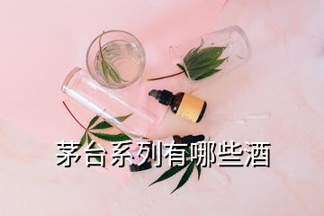 茅臺(tái)系列有哪些酒