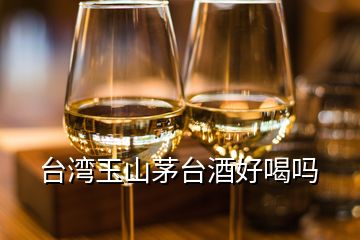 臺灣玉山茅臺酒好喝嗎