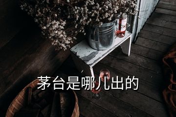 茅臺(tái)是哪兒出的