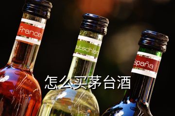 怎么買茅臺酒