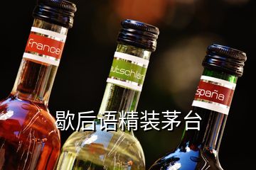 歇后語精裝茅臺(tái)