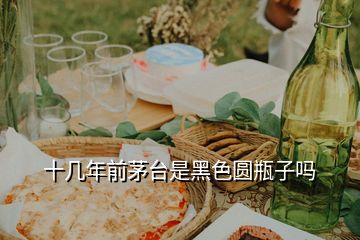 十幾年前茅臺(tái)是黑色圓瓶子嗎