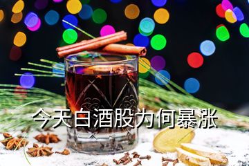 今天白酒股為何暴漲