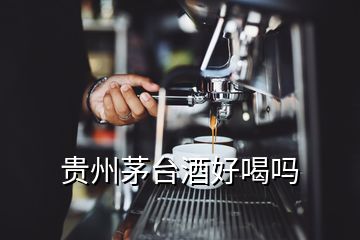 貴州茅臺(tái)酒好喝嗎