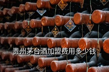 貴州茅臺(tái)酒加盟費(fèi)用多少錢(qián)