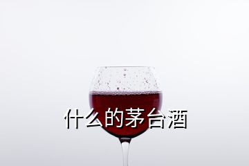 什么的茅臺酒