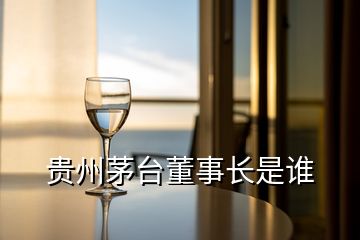 貴州茅臺(tái)董事長(zhǎng)是誰