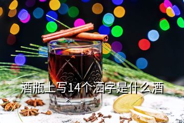 酒瓶上寫14個(gè)灑字是什么酒