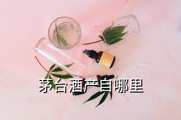 茅臺酒產(chǎn)自哪里