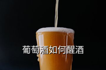 葡萄酒如何醒酒