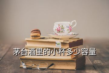 茅臺酒里的小杯多少容量