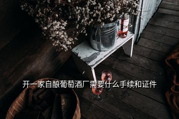 開一家自釀葡萄酒廠需要什么手續(xù)和證件