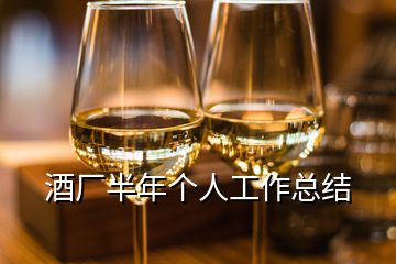 酒廠半年個人工作總結(jié)