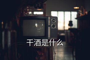 干酒是什么