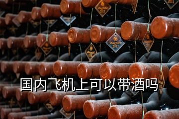 國內(nèi)飛機上可以帶酒嗎