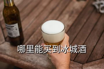 哪里能買到冰城酒