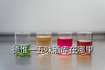 德惟一五味酒庫在哪里