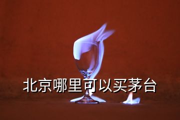 北京哪里可以買(mǎi)茅臺(tái)