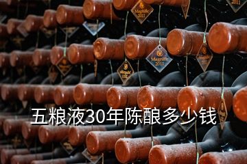 五糧液30年陳釀多少錢