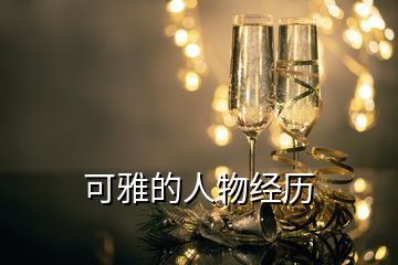 可雅的人物經(jīng)歷