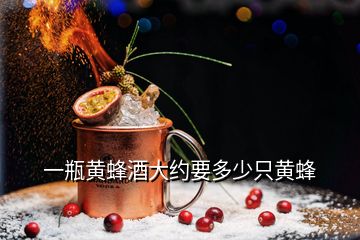 一瓶黃蜂酒大約要多少只黃蜂