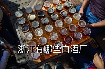 浙江有哪些白酒廠