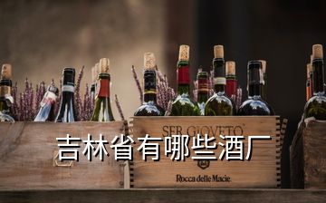 吉林省有哪些酒廠