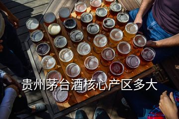 貴州茅臺(tái)酒核心產(chǎn)區(qū)多大