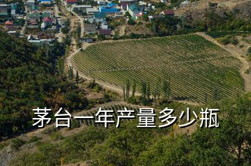 茅臺(tái)一年產(chǎn)量多少瓶