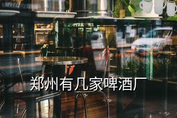 鄭州有幾家啤酒廠