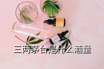 三兩茅臺是什么酒量