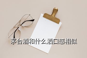 茅臺(tái)酒和什么灑口感相似