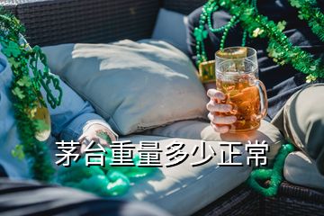 茅臺重量多少正常